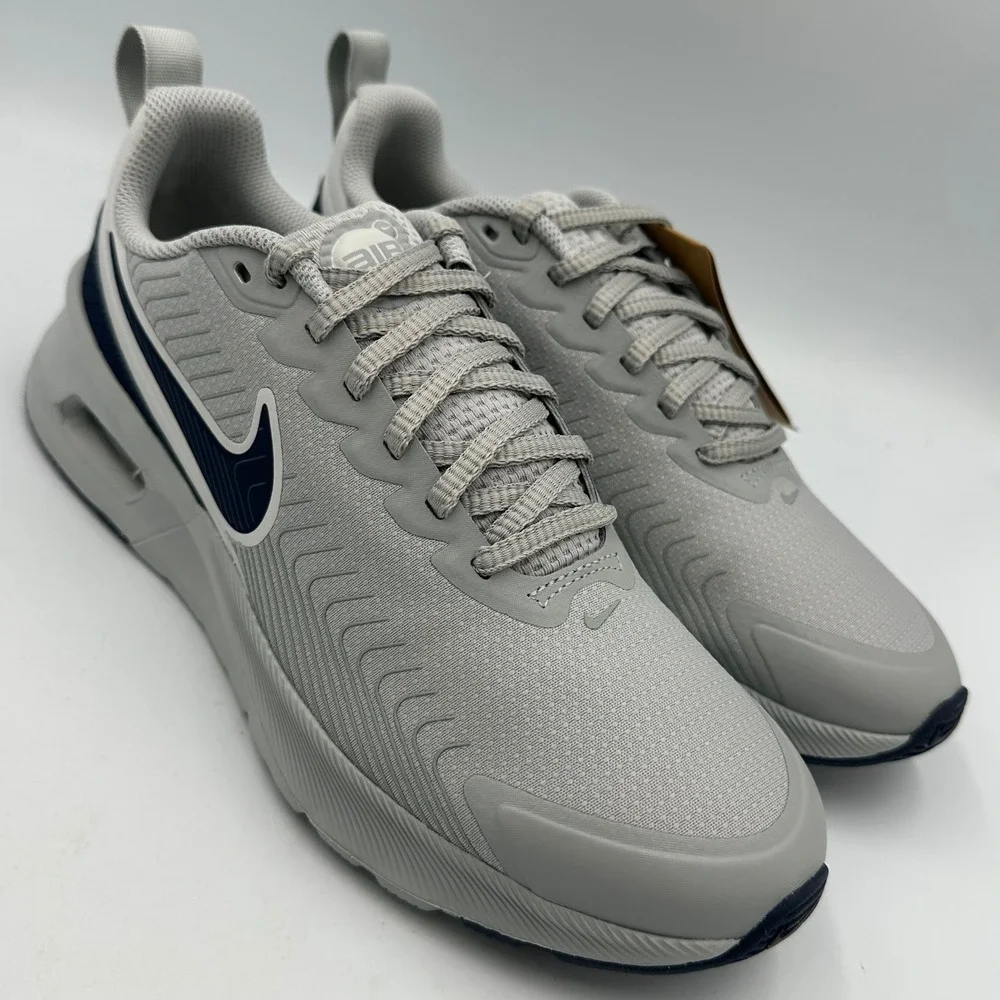 Nike Air Max Nuaxis Grey Navy Running Sneakers NIB Men 8‎ Wmn 9.5 FD4329-003